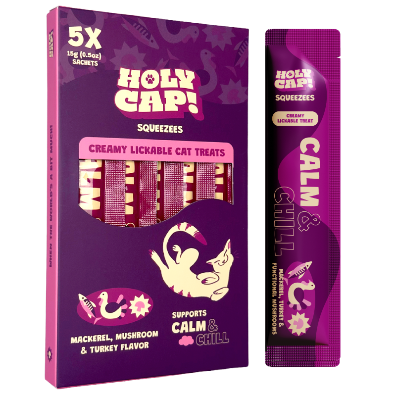 Calm & Chill Cat - Mackerel, Mushroom & Turkey