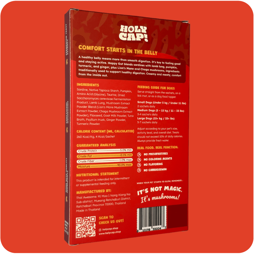 Happy Gut Dog - Sardine & Mushroom