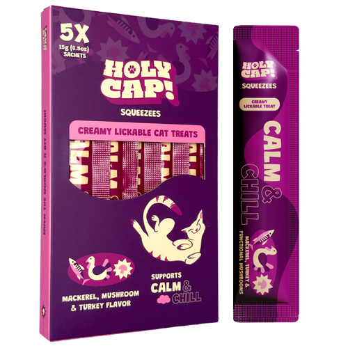 Calm & Chill Cat - Mackerel, Mushroom & Turkey