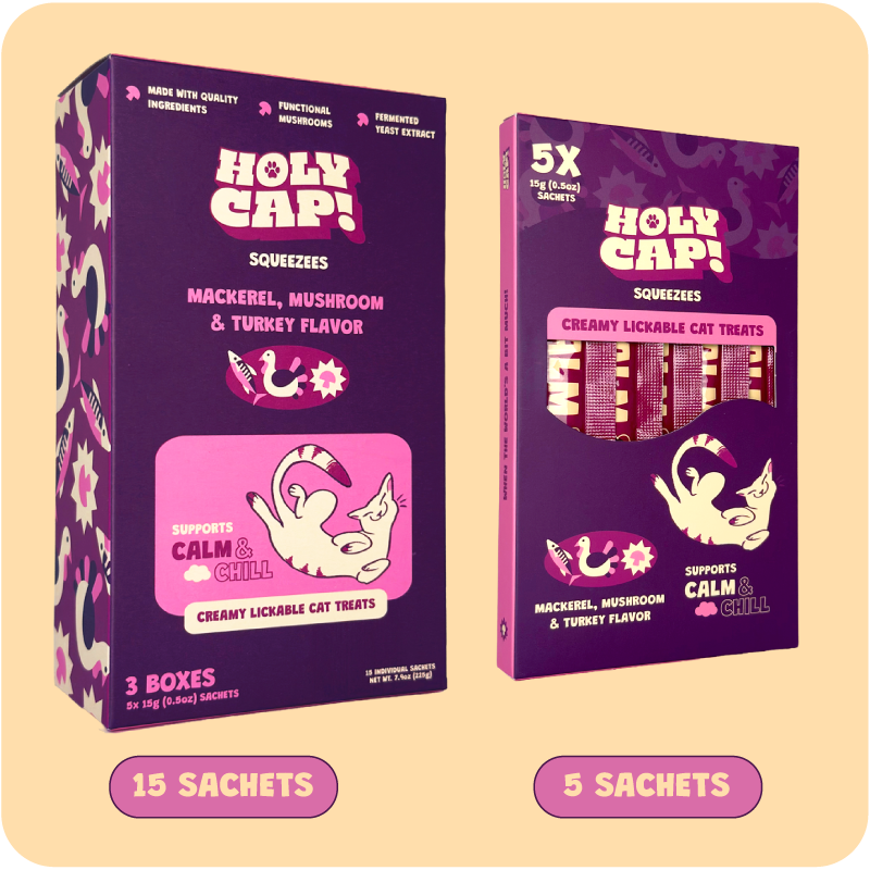 Calm & Chill Cat - Mackerel, Mushroom & Turkey