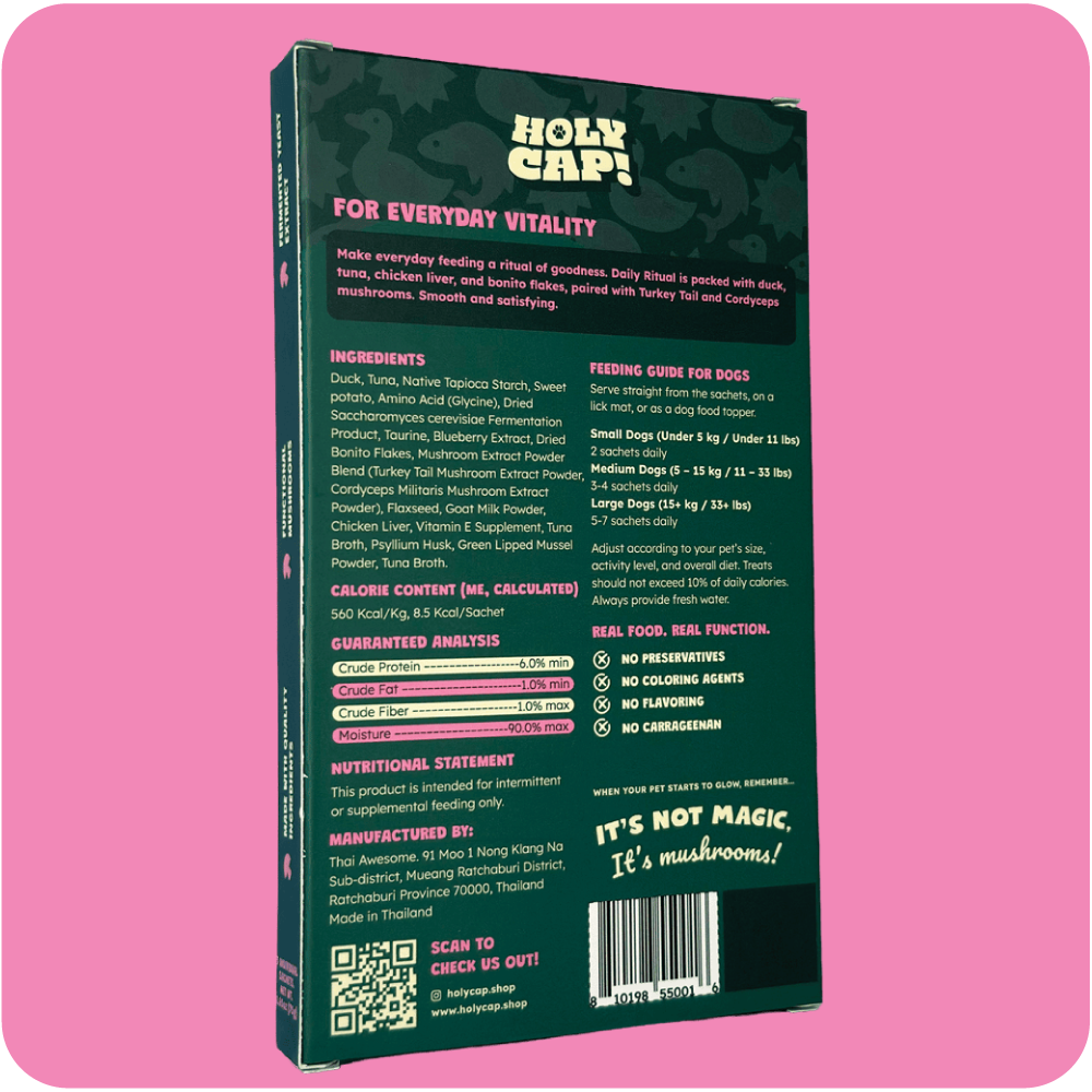 Daily Ritual Dog - Duck, Dried Bonito Flakes & Mushroom