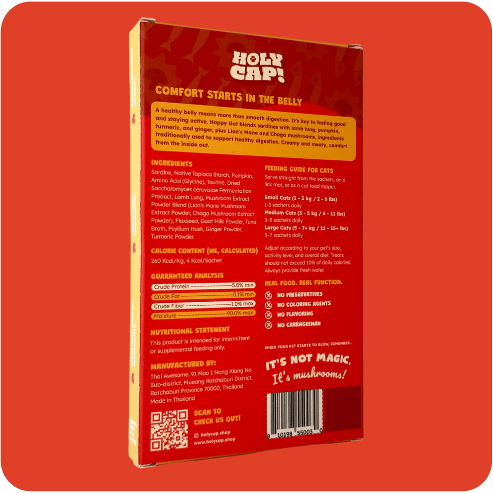 Happy Gut Cat - Sardine & Mushroom