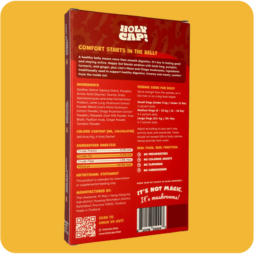 Happy Gut Dog - Sardine & Mushroom